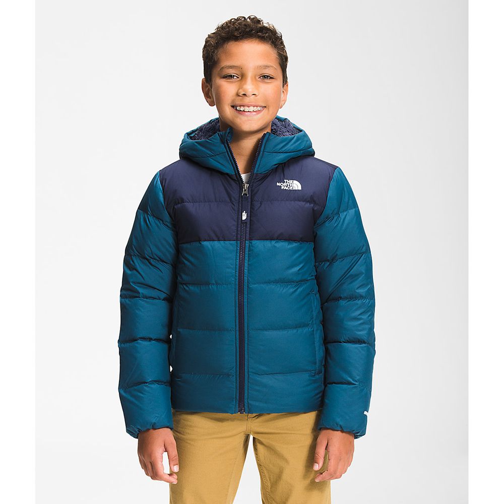 The North Face Hoodie Youth Australia - The North Face Moondoggy Blue (AUG-583641)